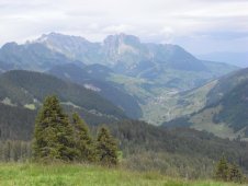 Blick von Westen auf das obere Toggenburg